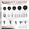 Service Caster 6 Inch Phenolic Swivel 58 Inch Threaded Stem Caster Set 2 Total Lock Brakes SCC-TSTTL20S615-PHS-58212-2-S-2 - alternate 2